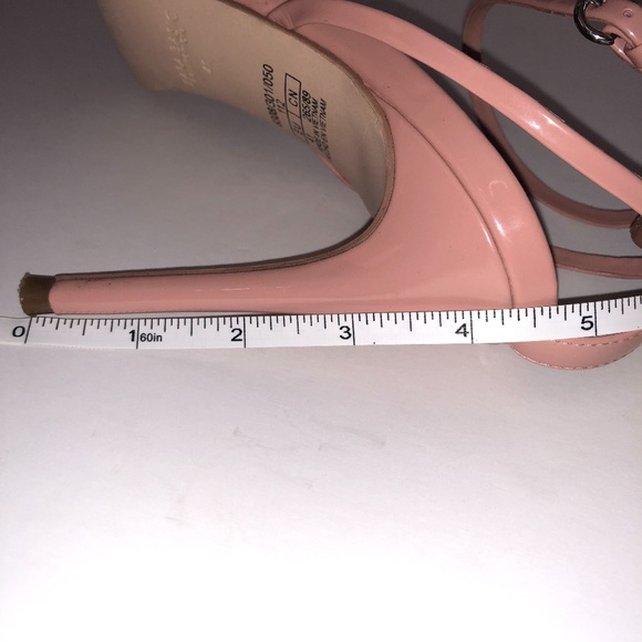 Zara Soft Pink Strappy Patent High-Heel - Picture 6 of 10